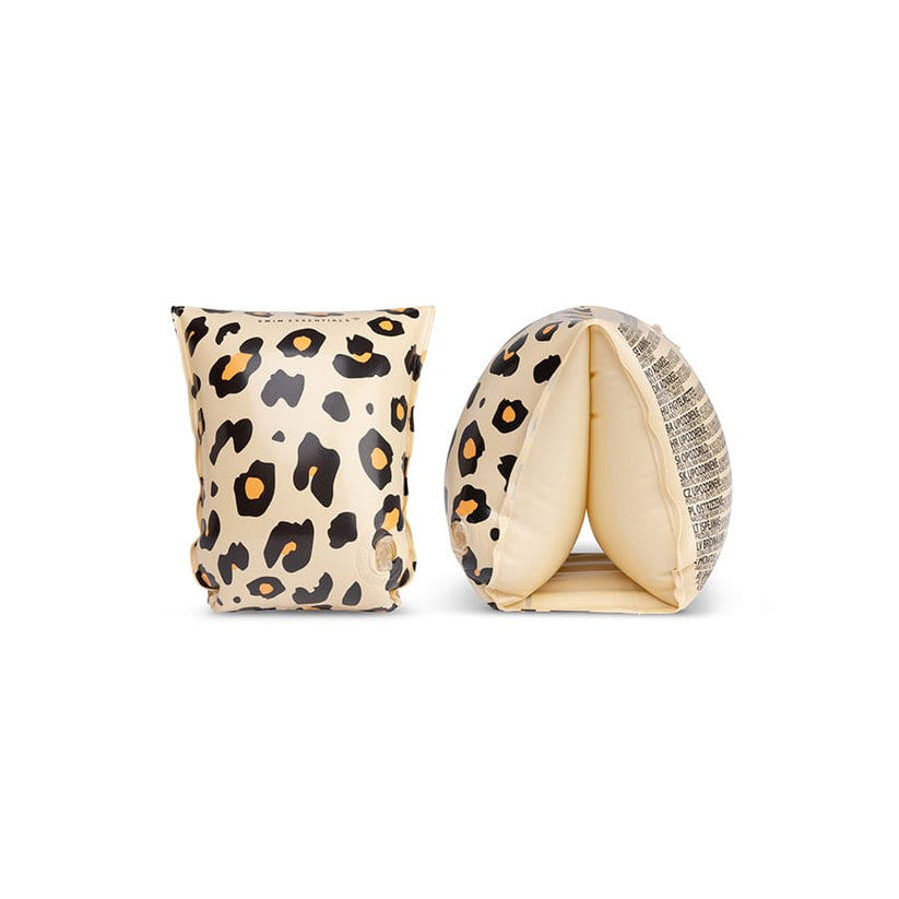 Swim Essentials - Beige Leopard - Inflatable Swimming Armbands 2-6 years - Image 3