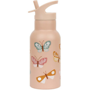 A Little Lovely Company Stainless steel drink bottle 350ML Butterflies