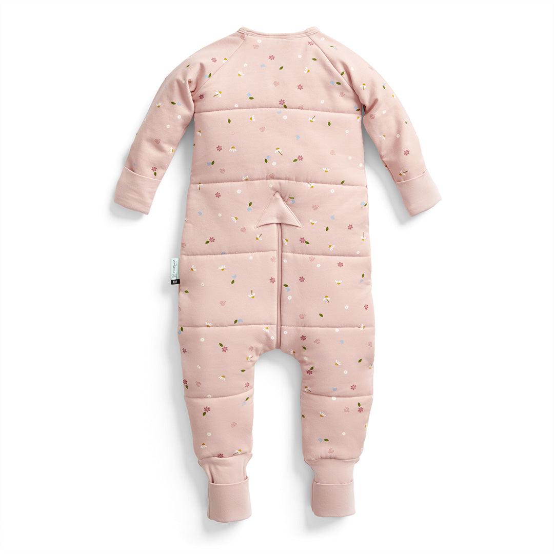 ergoPouch Organic Winter Long Sleeved Sleep Onesie - 2.5 TOG - Daisies 12-24m - Image 5
