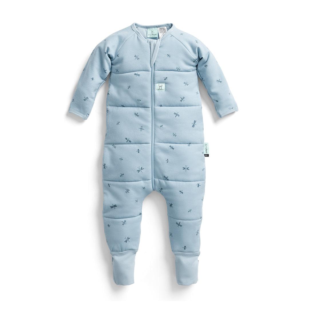 ergoPouch - Organic Winter Long Sleeved Sleep Onesie - 2.5 TOG - Dragonflies 12-24m