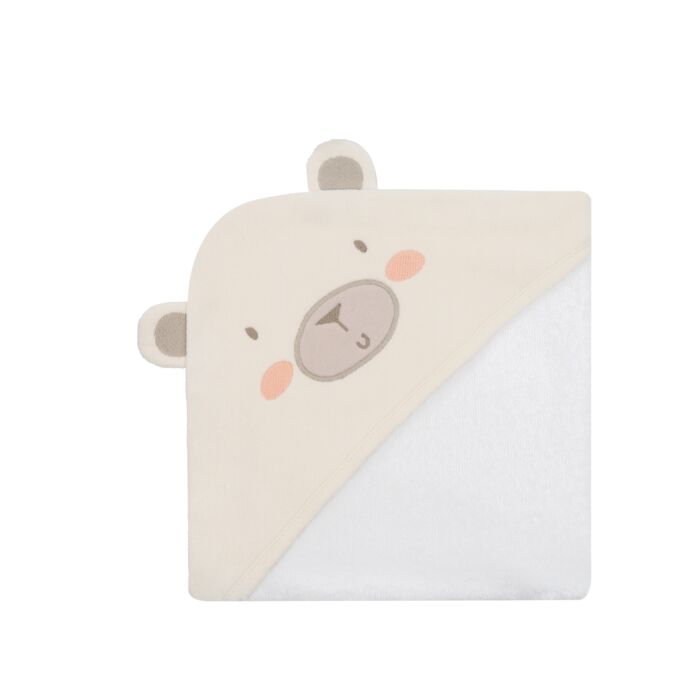 KIKKABOO HOODED TOWEL 90*90 MY TEDDY