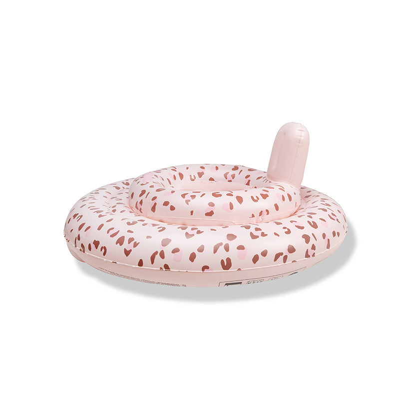 Swim Essentials - "Old" Pink Leopard Printed Baby Swimseat 0-1 year - Image 2