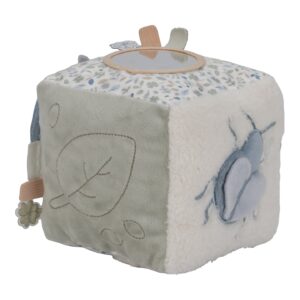 LITTLE DUTCH. Fabric activity cube - Lucky Leaves GRS