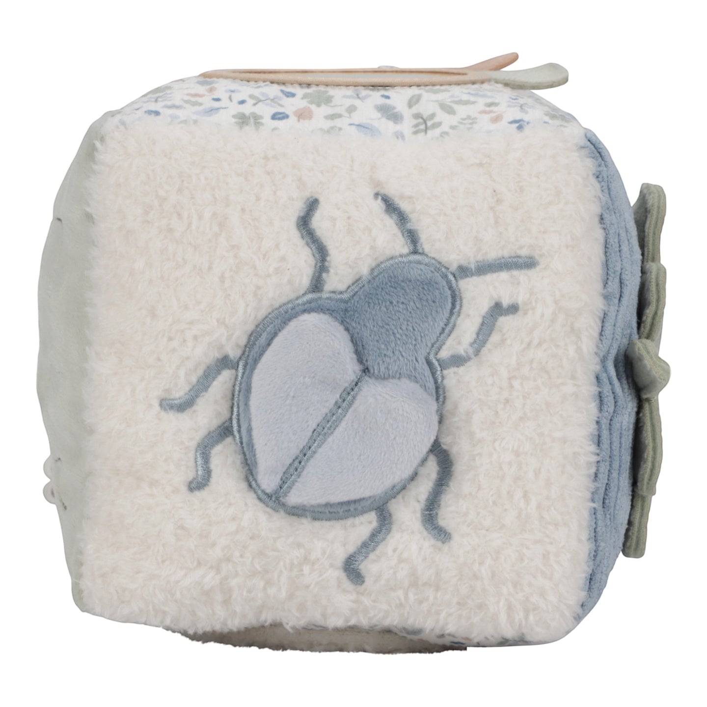 LITTLE DUTCH. Fabric activity cube - Lucky Leaves GRS - Image 6