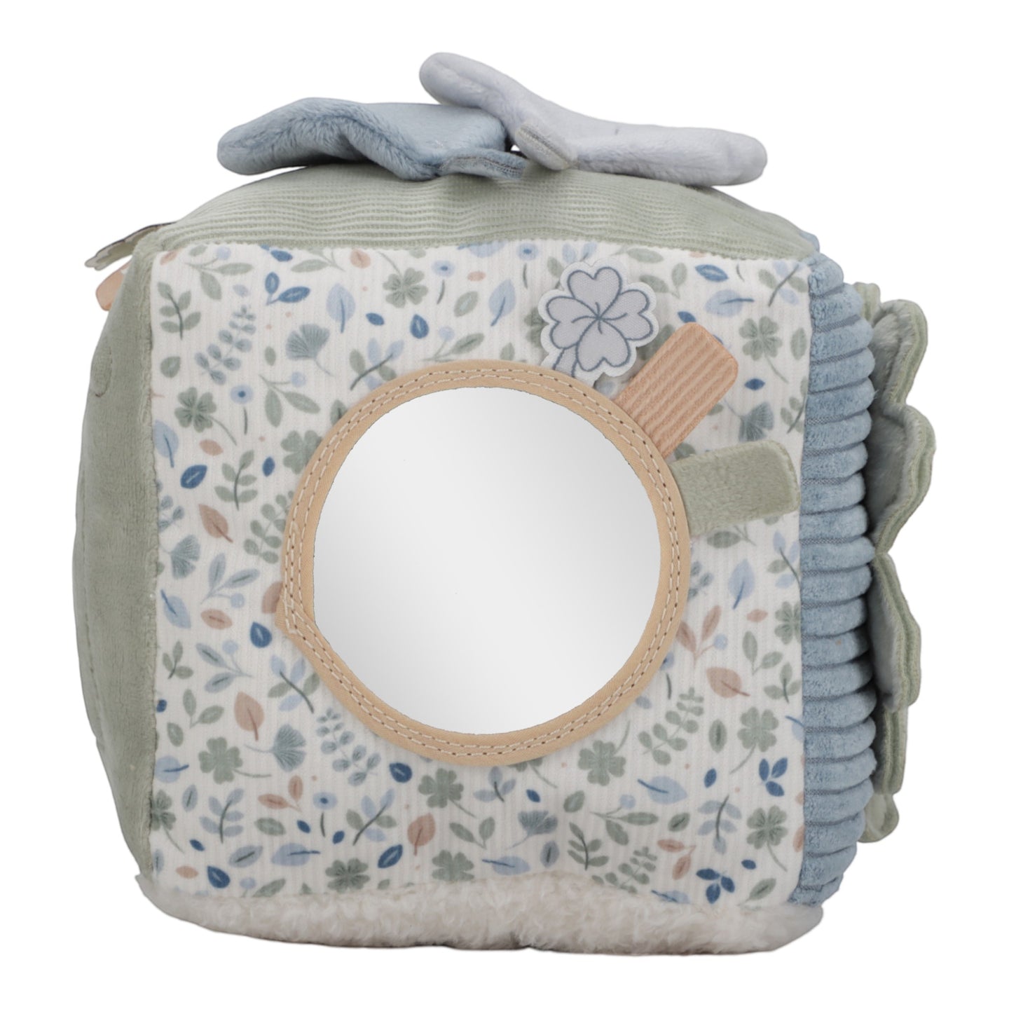 LITTLE DUTCH. Fabric activity cube - Lucky Leaves GRS - Image 9