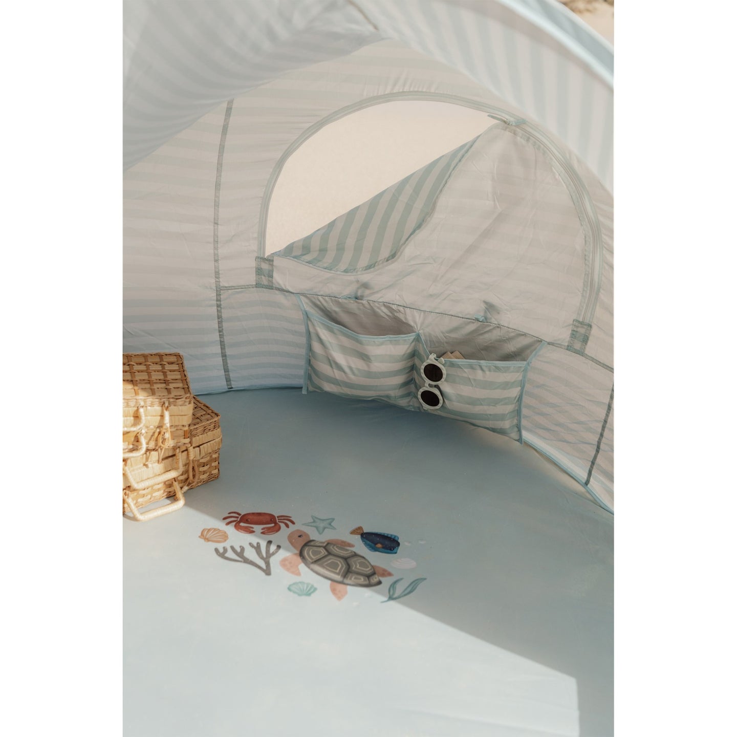 LITTLE DUTCH. Fresh Greens Baby Beach Tent - Image 7