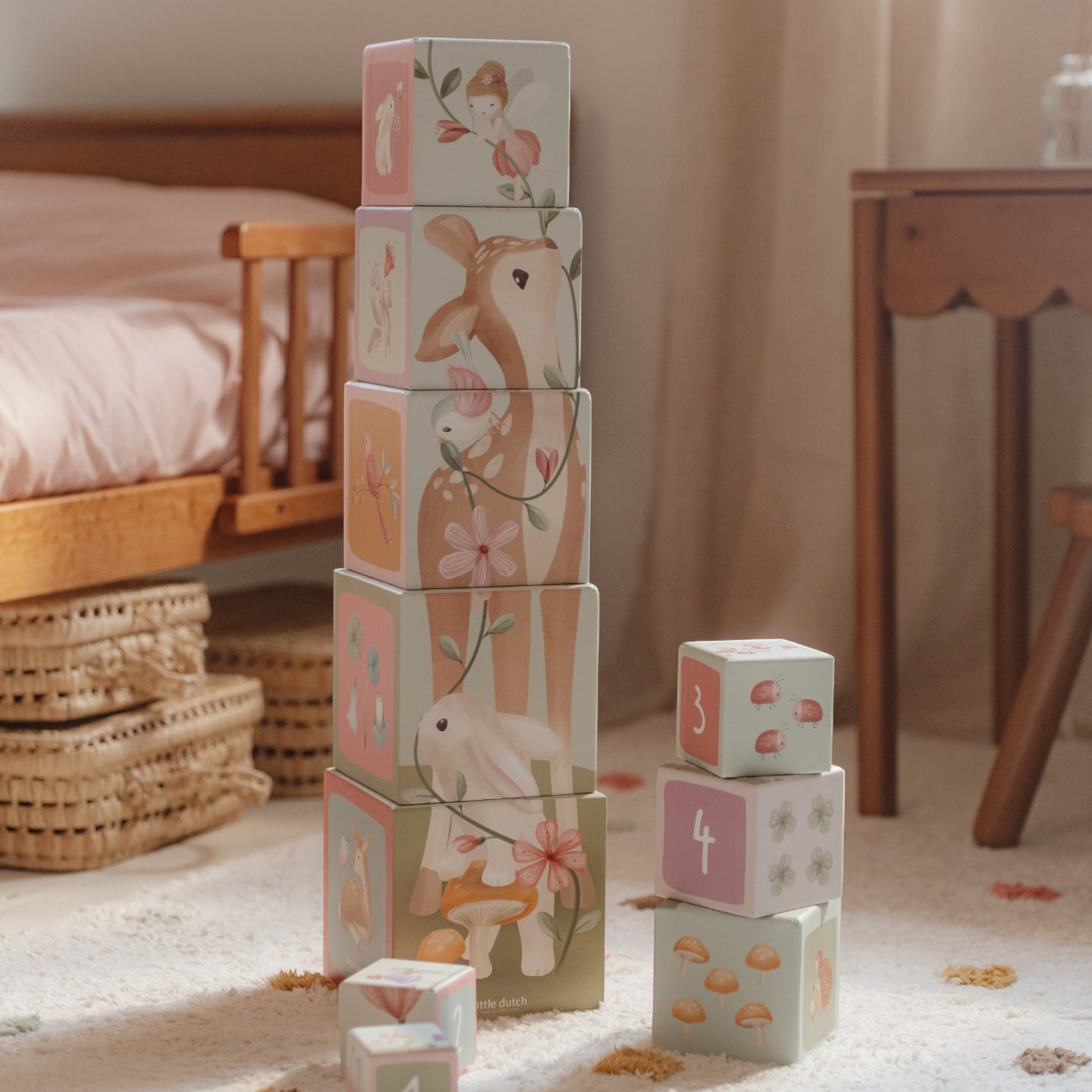 LITTLE DUTCH. Fairy Garden Building Blocks - Image 2
