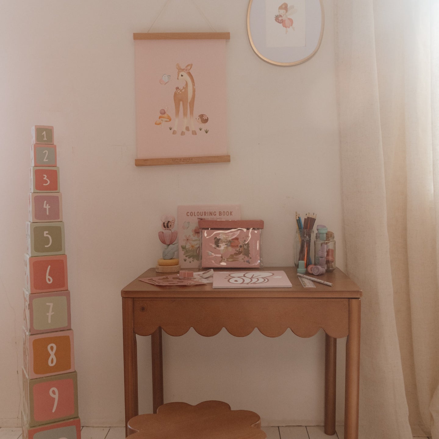 LITTLE DUTCH. Fairy Garden Building Blocks - Image 3