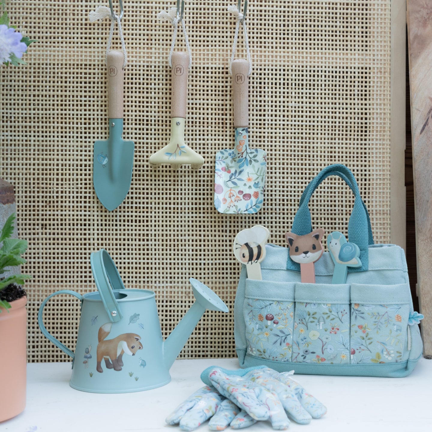 LITTLE DUTCH. Forest Friends FSC children's garden tool set - Image 8
