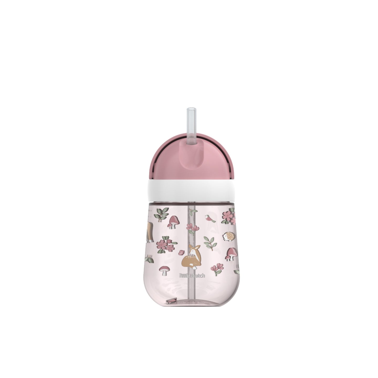 LITTLE DUTCH. Educational cup with straw 300 ml - Fairy Garden