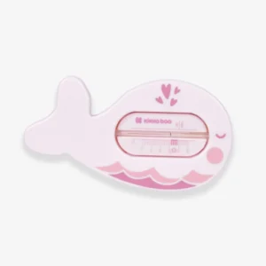 Bath thermometer Whale Pink