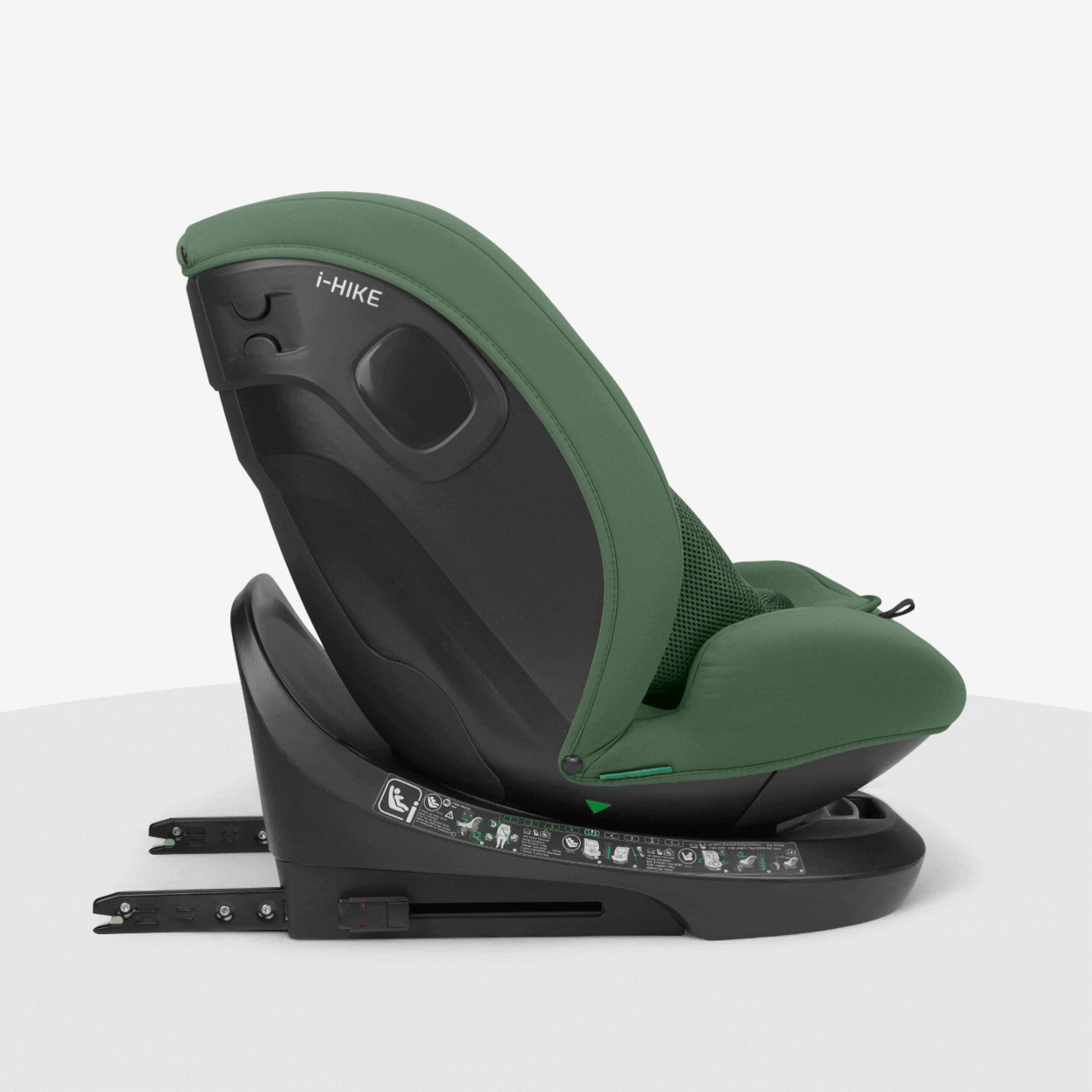 Car seat 40-150 cm i-Hike i-SIZE Army Green 2025 - Image 5