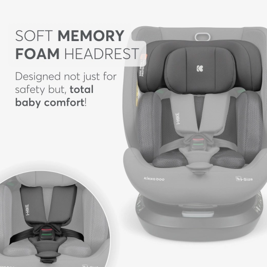 Car seat 40-150 cm i-Hike i-SIZE Dark Grey 2025 - Image 11