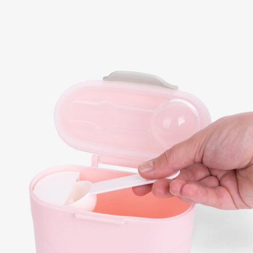 Milk powder dispenser with scoop 160g Pink - Image 4