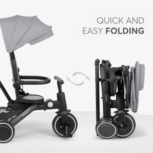 Tricycle 8in1 Trix 2 Grey - Image 7