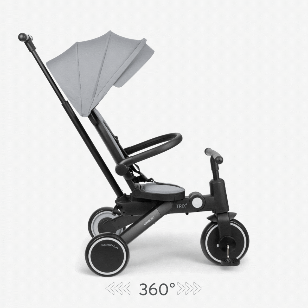 Tricycle 8in1 Trix 2 Grey - Image 4