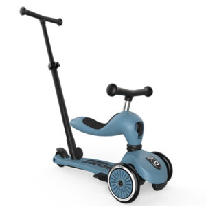 SCOOT & RIDE HIGHWAYKICK 1 PUSH&GO STEEL