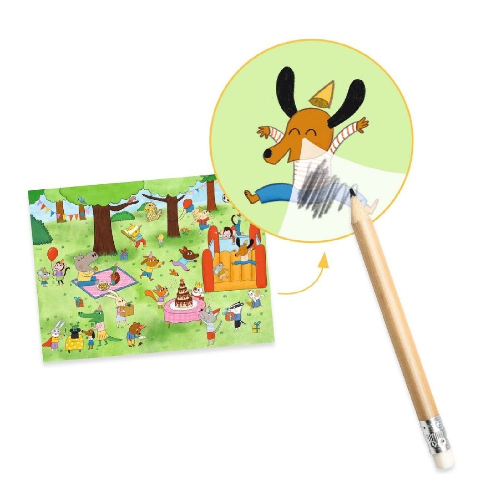 Djeco decals 'Party time' - Image 3