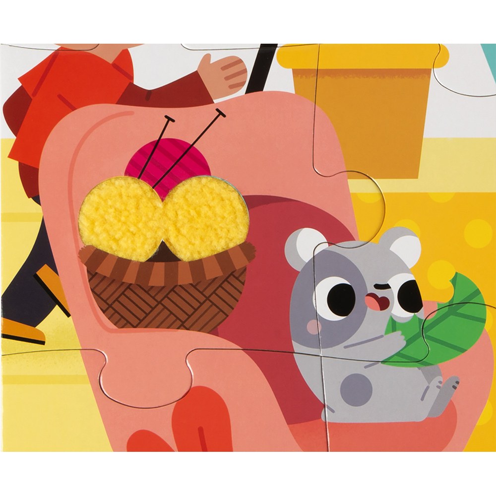 JANOD Tactile Puzzle Pets 20 pieces - Image 4