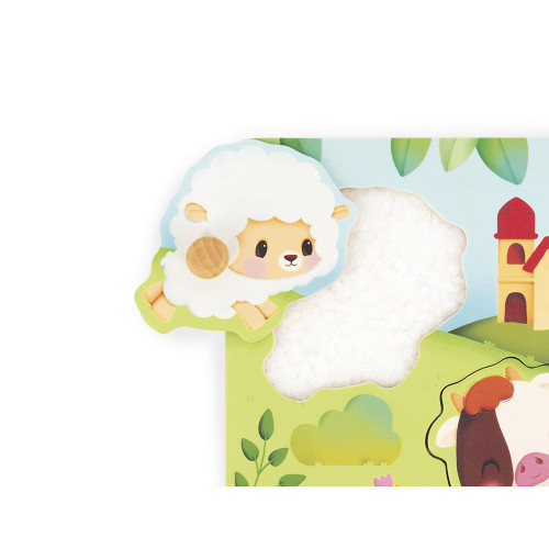 JANOD 5-piece Farmhouse tactile puzzle - Image 4