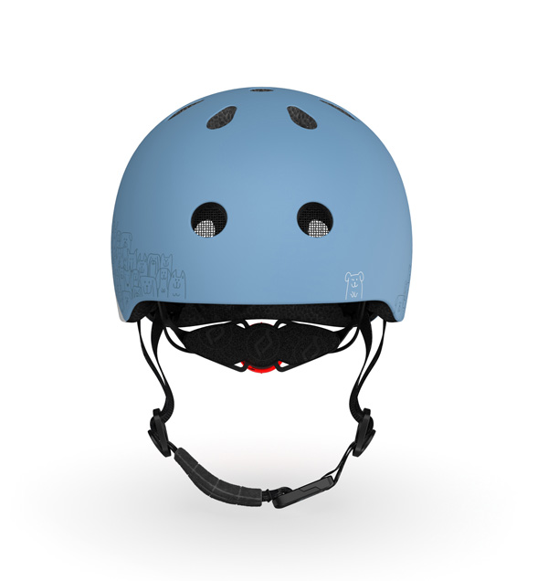 SCOOT & RIDE HELMET XXS REFLECTIVE STEEL - Image 4
