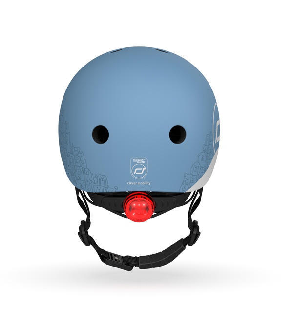 SCOOT & RIDE HELMET XXS REFLECTIVE STEEL - Image 2