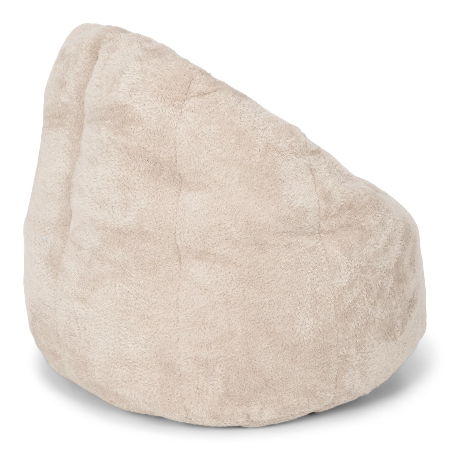LITTLE DUTCH. Fabric children's armchair-pouf teddy - beige - Image 2
