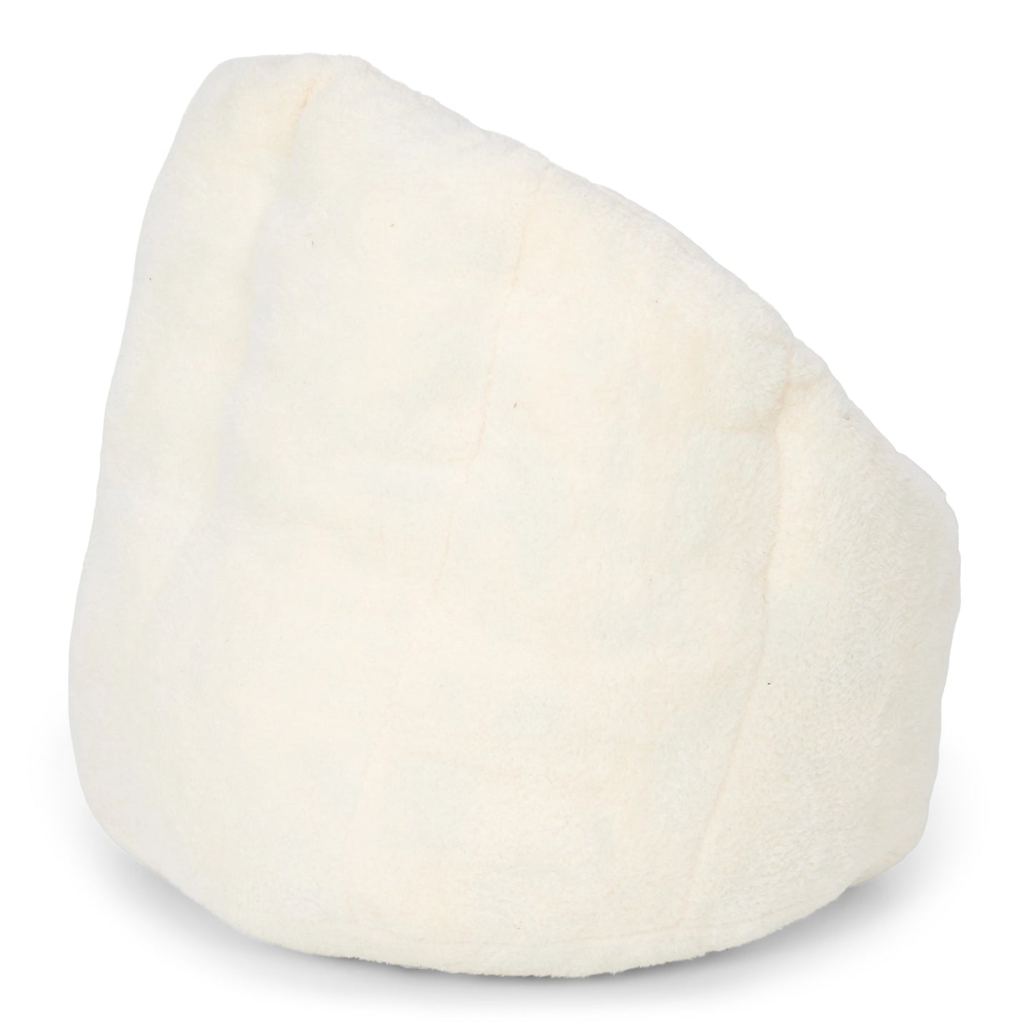 LITTLE DUTCH. Fabric children's armchair-pouf teddy - white - Image 2