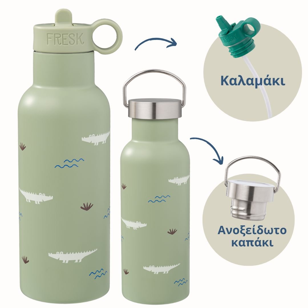 Fresk Thermos bottle 500 ml Crocodile - Image 3