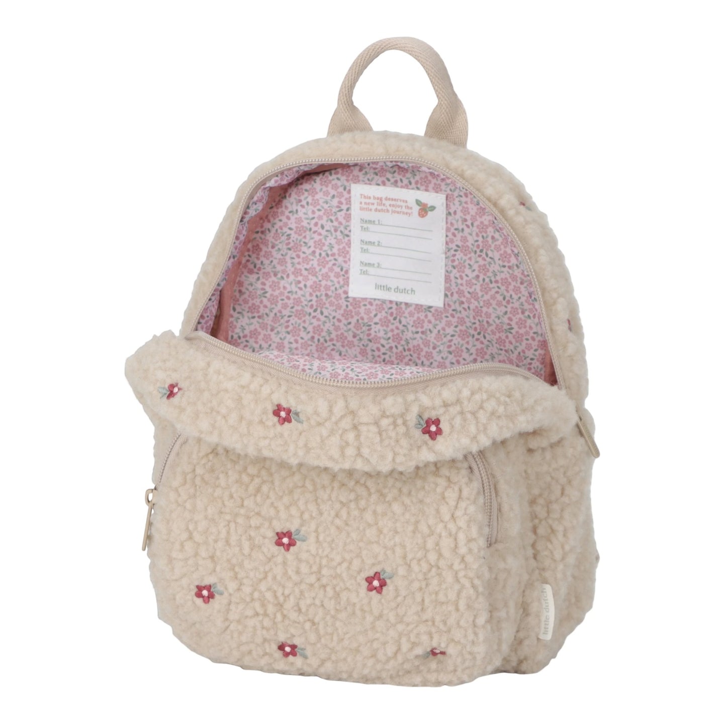 LITTLE DUTCH. Teddy Sand Backpack - Image 6