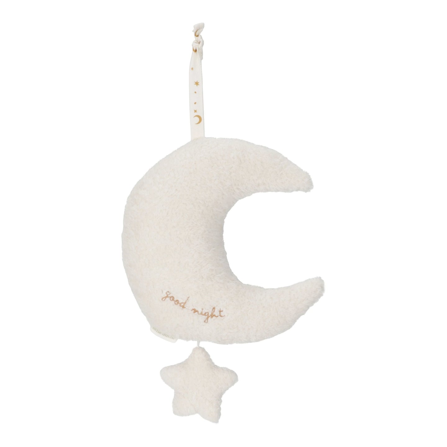 LITTLE DUTCH. Newborn Naturals GRS fabric musical moon