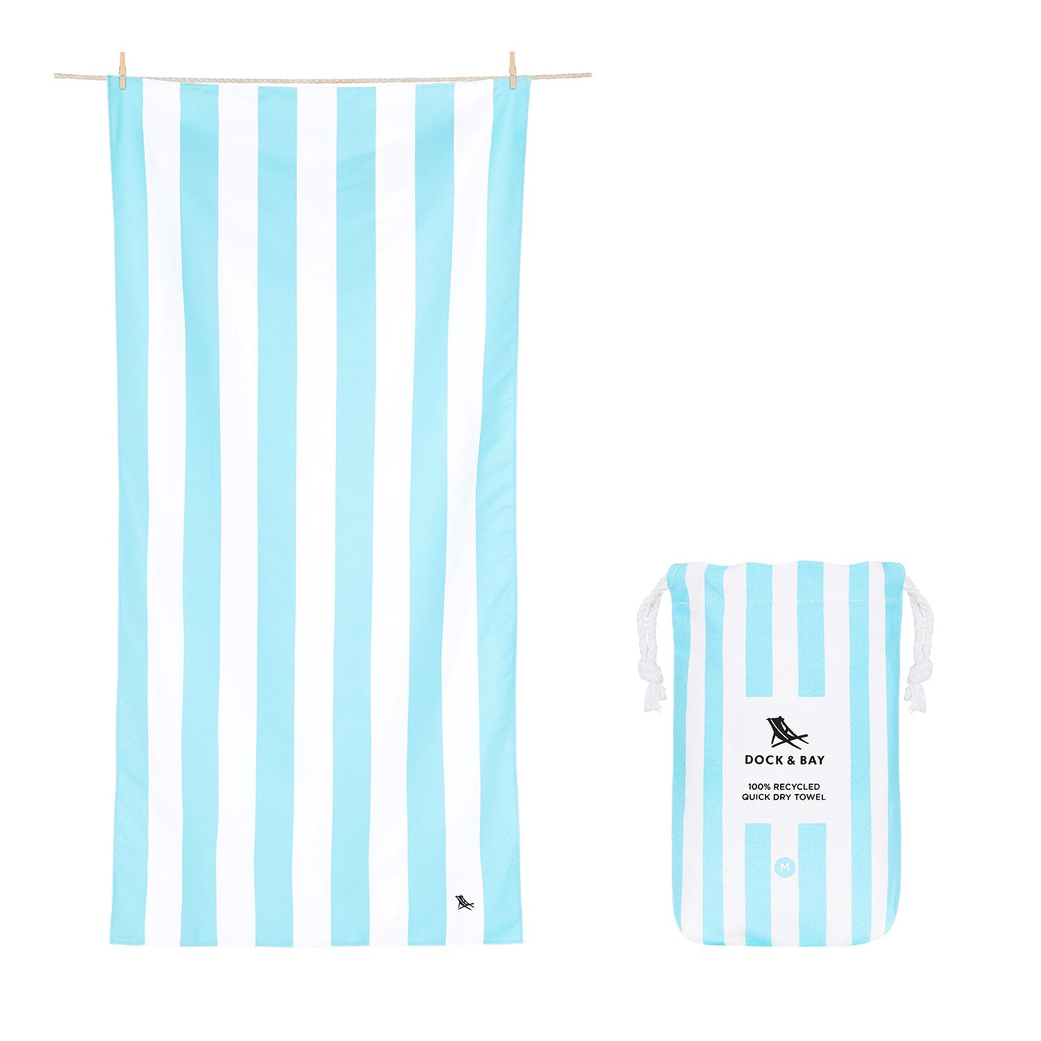 Dock & Bay Quick Dry Towel Extra Large-Tulum Blue
