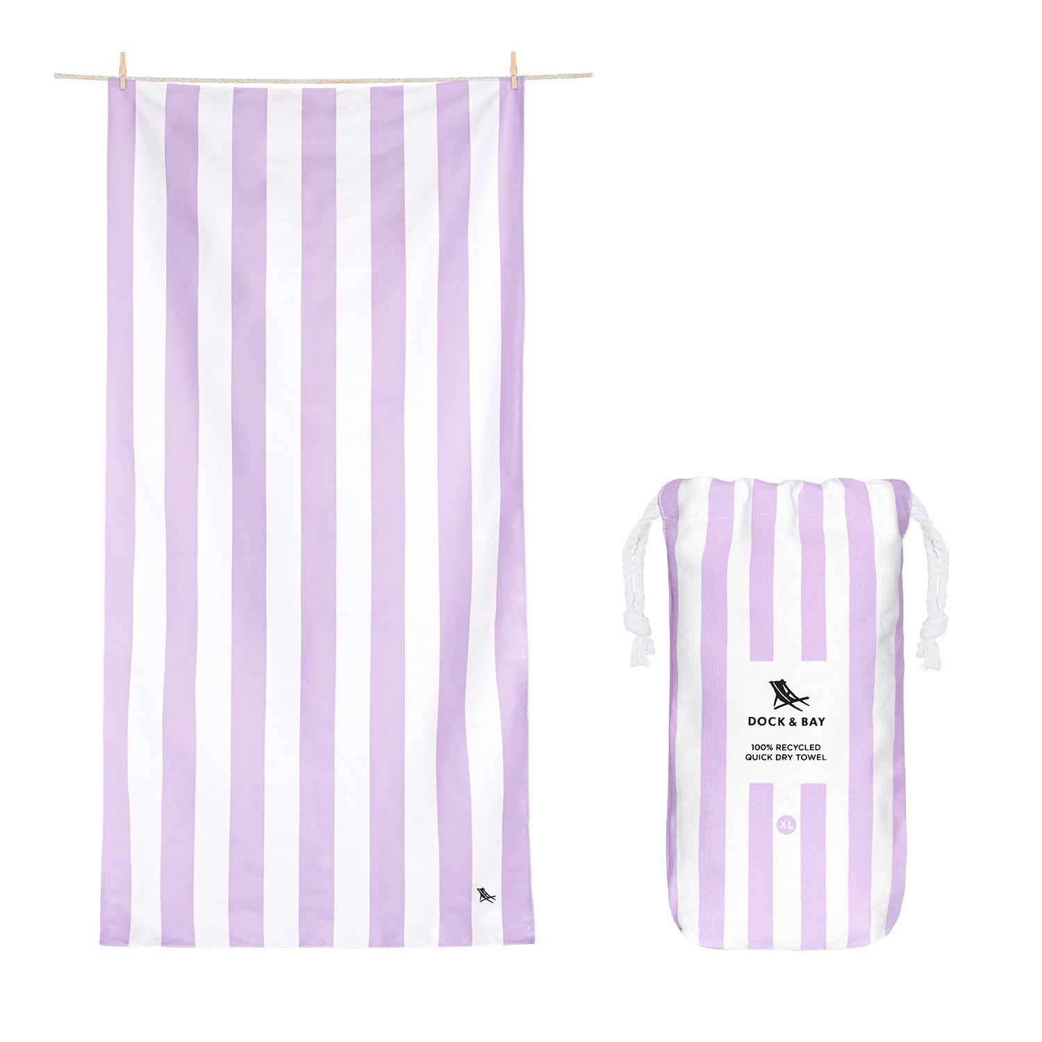 Dock & Bay Quick Dry Towel-Extra Large-Lombok Lilac