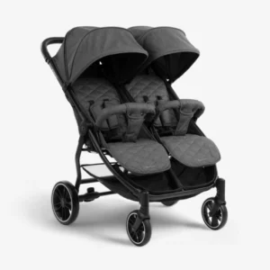 KIKKABOO Twin stroller Happy 2 Dark Grey 2023
