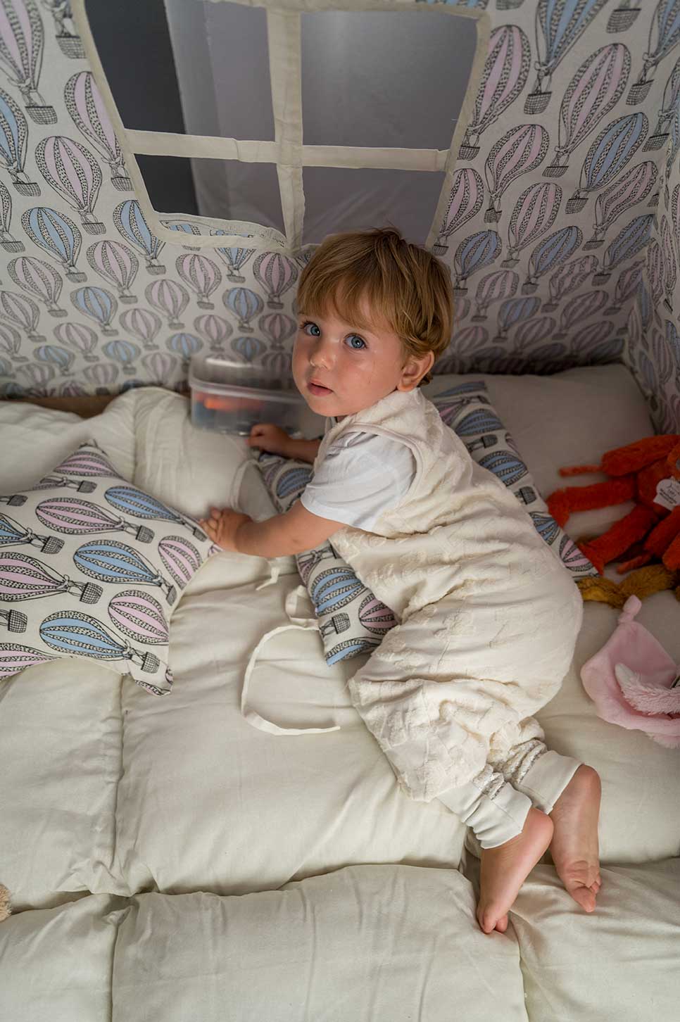 Baby Bliss Jump, Sleeping Bag with Legs, 2,5 Tog, 6-18 months, Dreamy Zzz Cream - Image 5