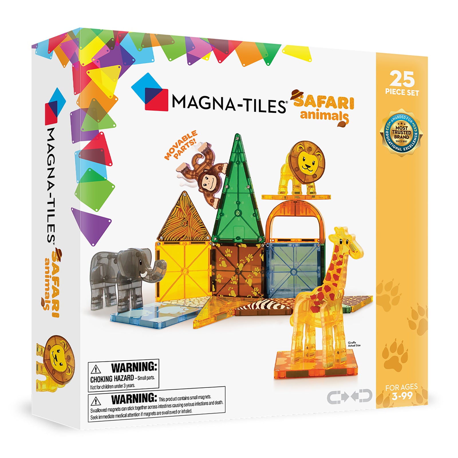 MAGNA TILES Safari Animals 25 Set