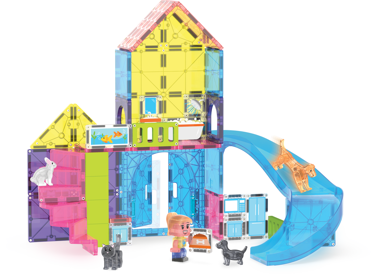 MAGNA TILES Pet Playhouse 50 Set - Image 4