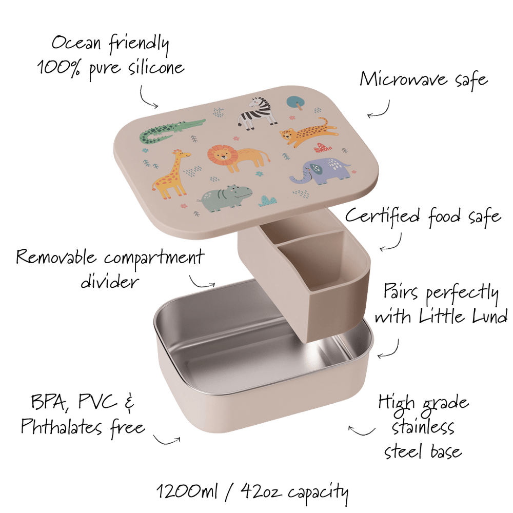 Little Lund Lunch Box Safari 1200ml - Image 2