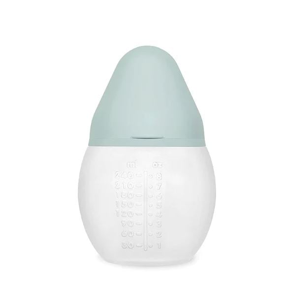 Elhee: Medical Silicone Baby Bottle 240ml-Ivy Green - Image 6