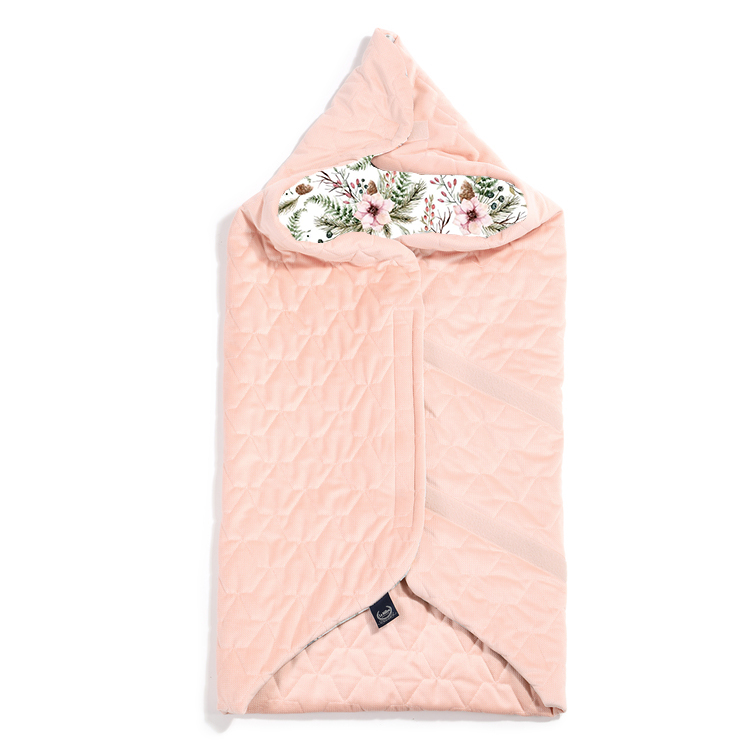 LA MILLOU CAR SEAT BLANKET CLASSIC WILD BLOSSOM SMOKED ROSE - Image 3