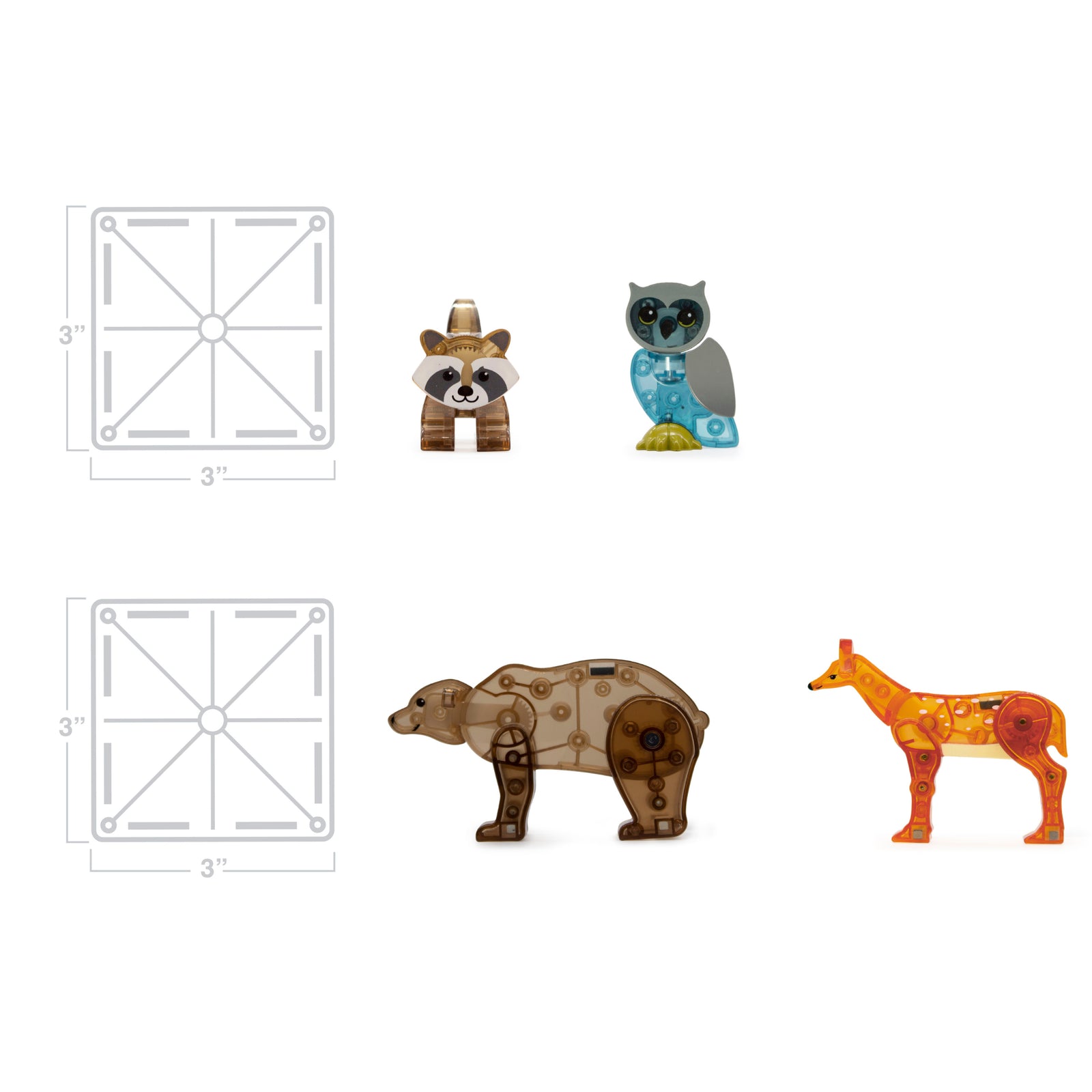 MAGNA TILES Forest Animals 25 Set - Image 7