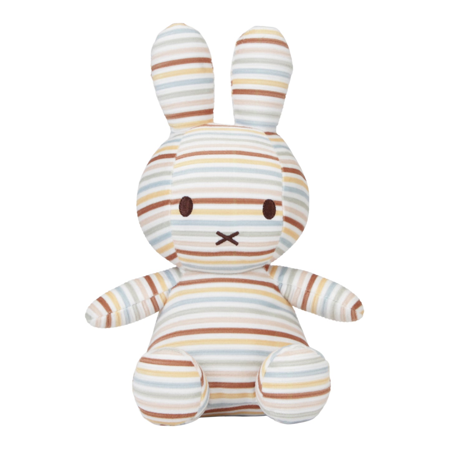 LITTLE DUTCH. Miffy Vintage Sunny Stripes all over fabric doll 25cm