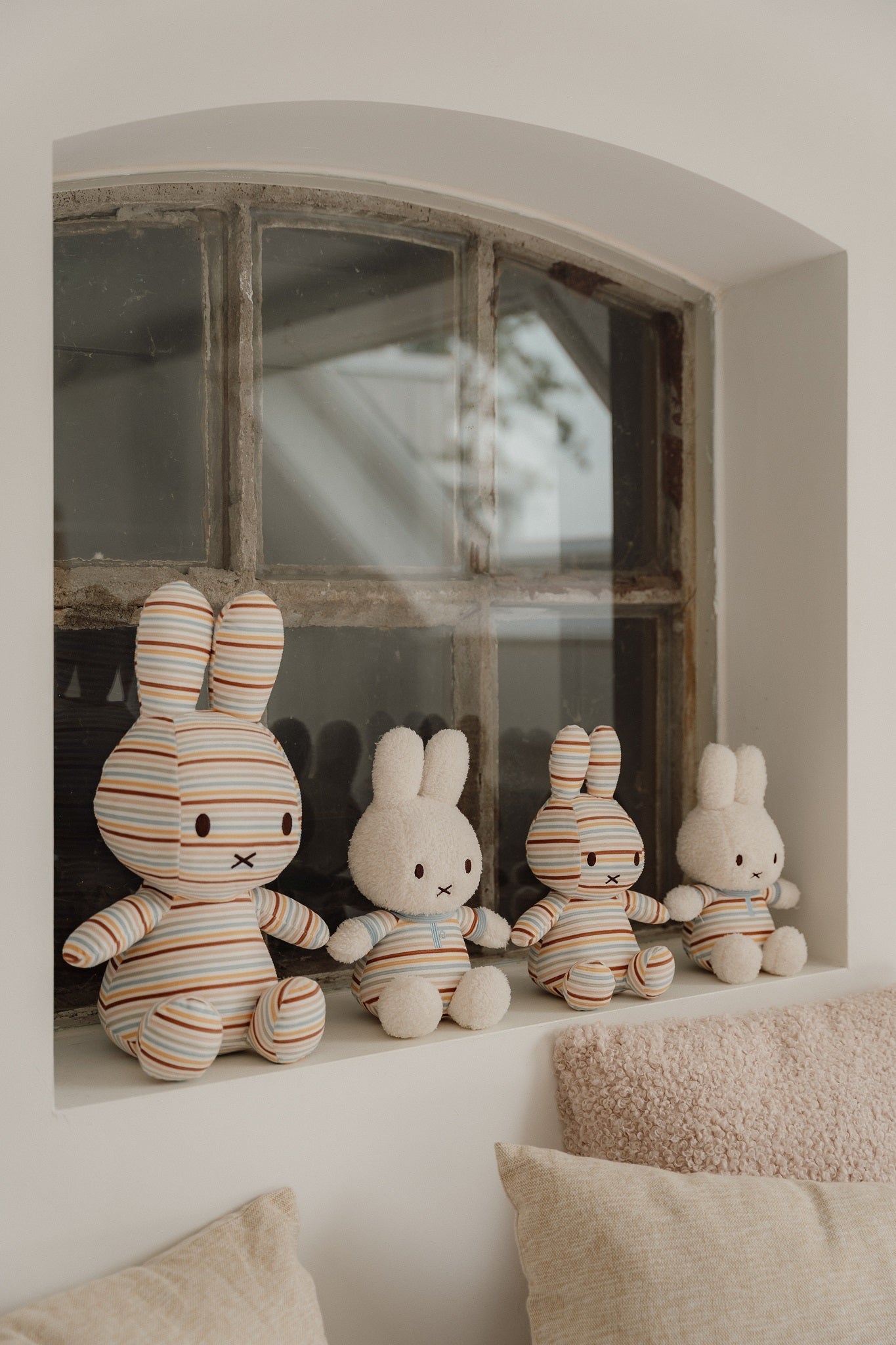 LITTLE DUTCH. Miffy Vintage Sunny Stripes all over fabric doll 25cm - Image 5