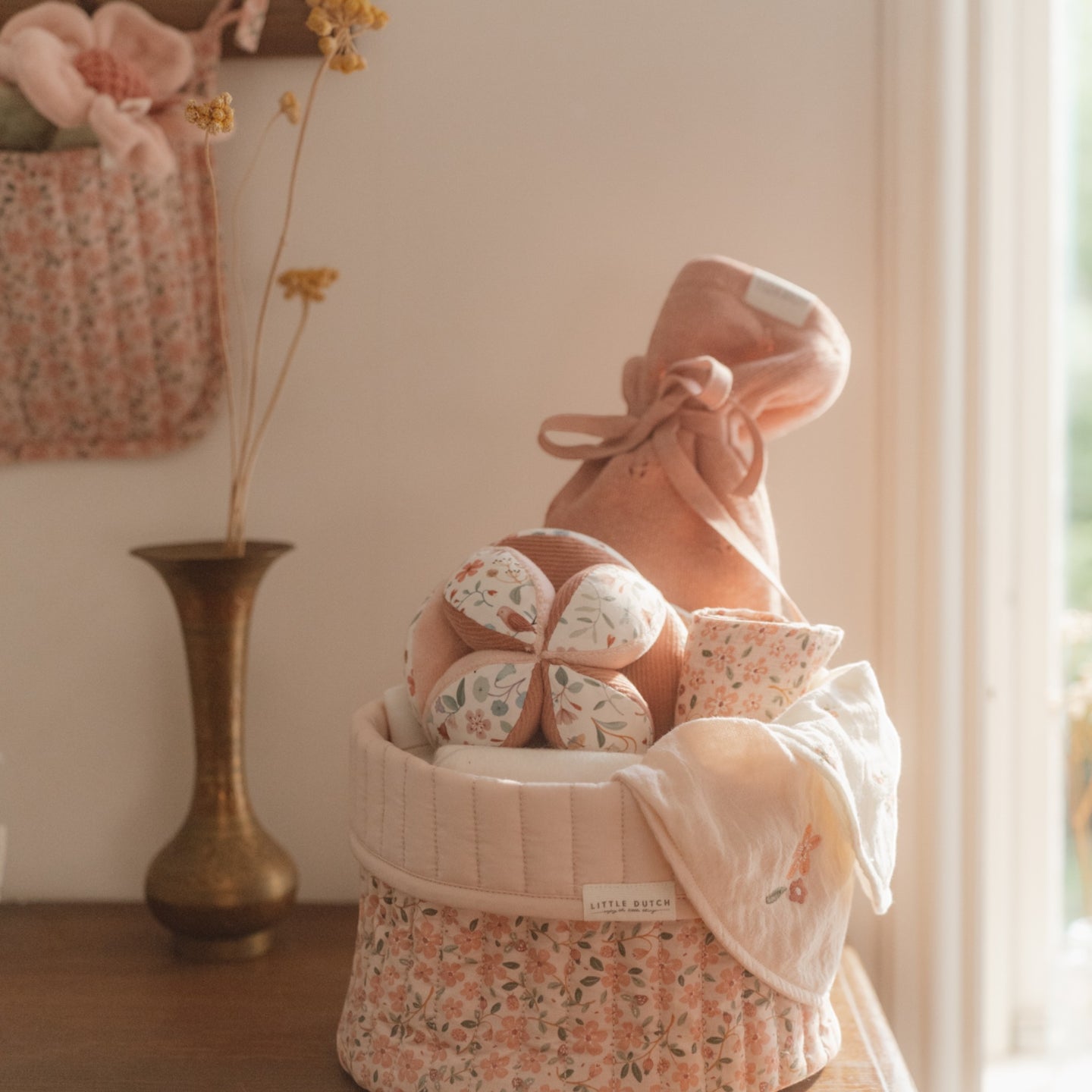 LITTLE DUTCH. Set of 2 Fairy Blossom & Blossom muslin bibs-bandanas - Image 2