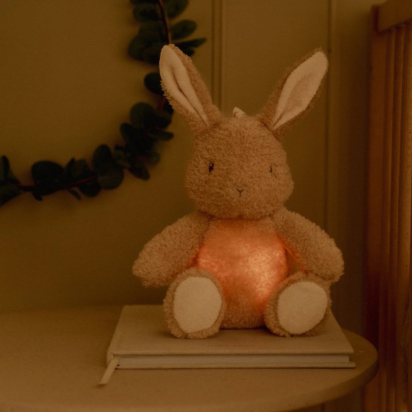 LITTLE DUTCH. Fabric bunny with lighting, white noise & music - rechargeable - Image 2