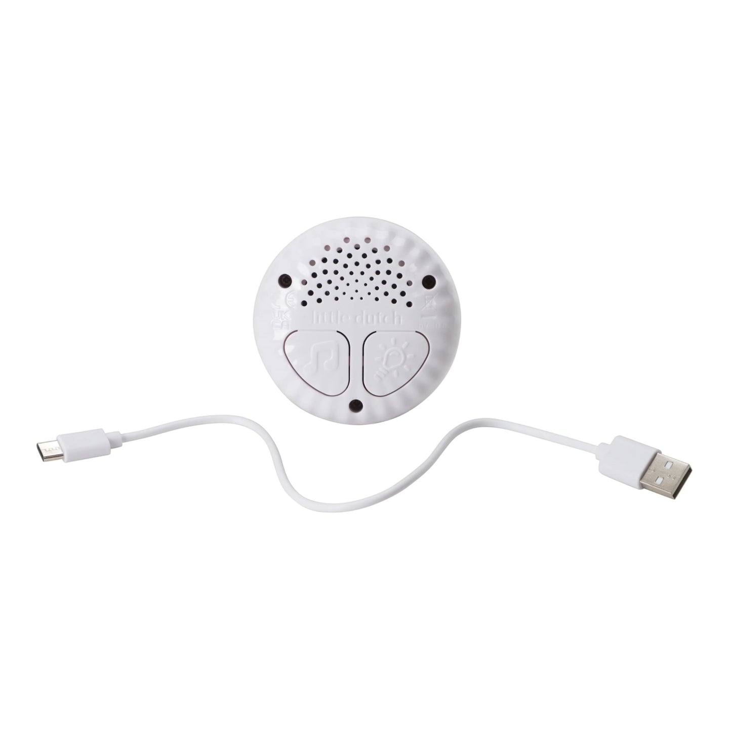 LITTLE DUTCH. Fabric bunny with lighting, white noise & music - rechargeable - Image 9