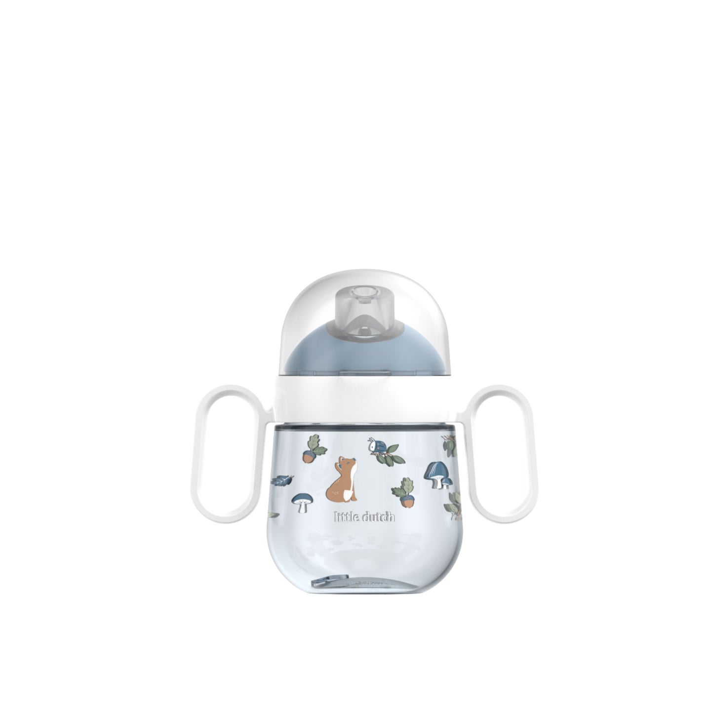 LITTLE DUTCH. Mio 200 ml training cup with handles - Forest Friends