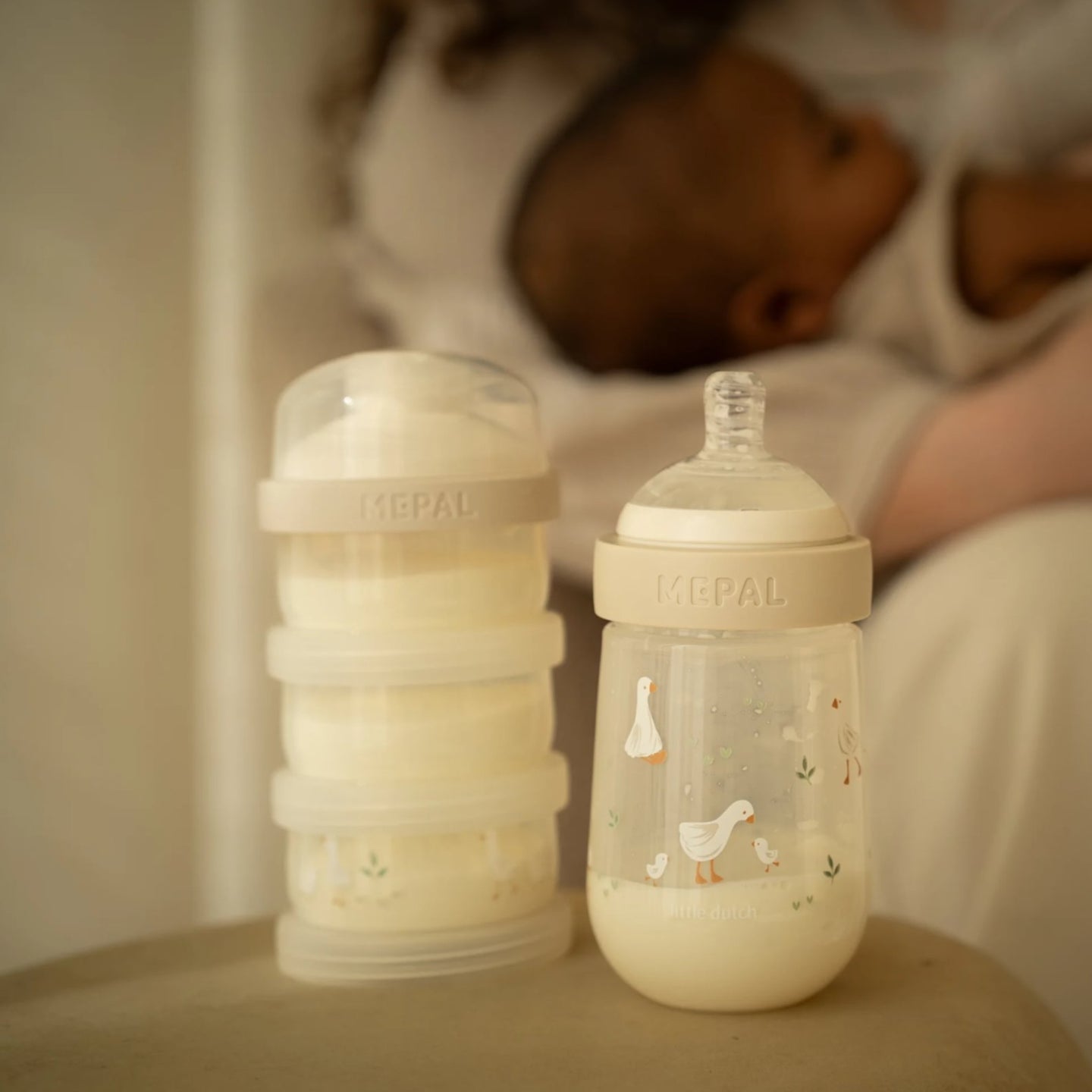 LITTLE DUTCH. Mio 3-level milk powder dispenser - Little Goose - Image 5
