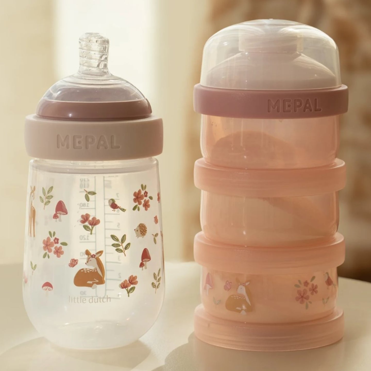 LITTLE DUTCH. Mio 3-level milk powder dispenser - Fairy Garden - Image 5