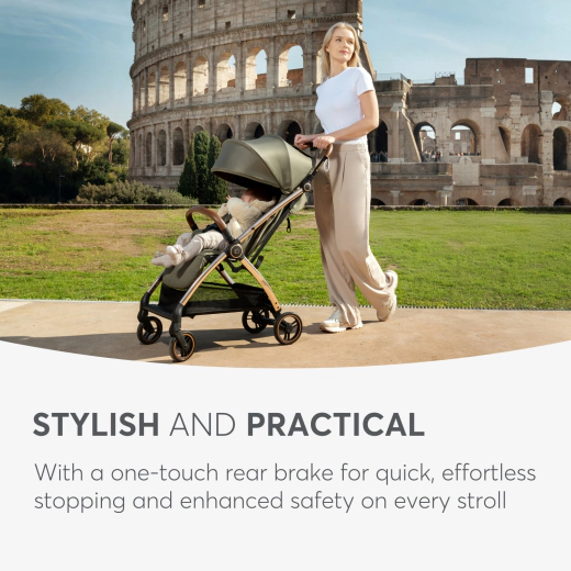 KIKKABOO Autofolding pushchair Joy Army Green - Image 9